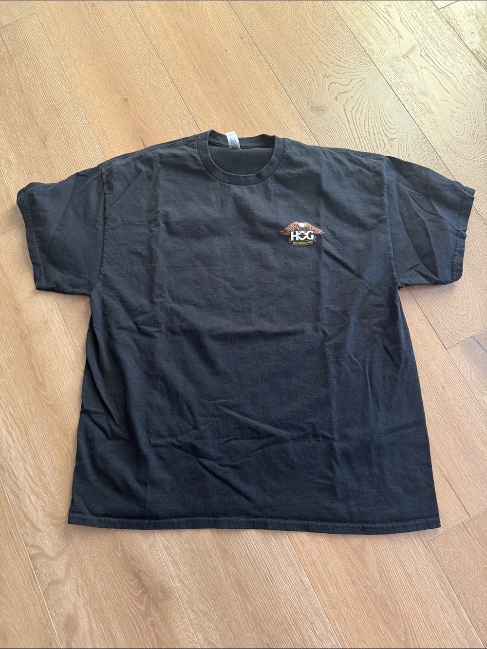 HOG Black Short-Sleeve Tee